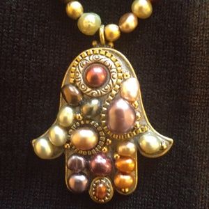 Michal Golan hamsa necklace